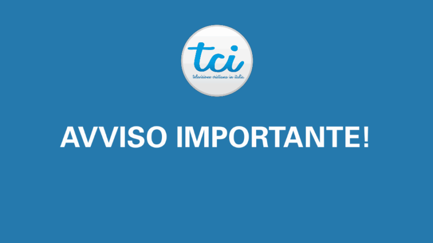 AVVISO IMPORTANTE!!!